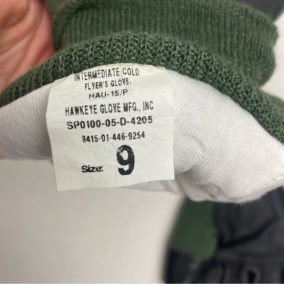 Hawkeye Gloves Adult Size 9 Military Intermediate Cold Flyer's SP0100-05-D-4205 - Picture 5 of 5